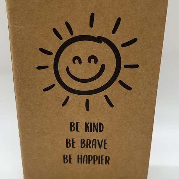 NWT Be Kind Be Brave Be Happy Notebook Journal - Picture 1 of 5